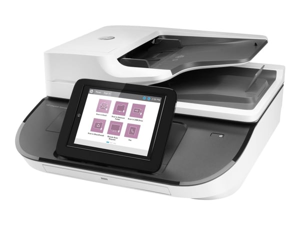 HP Digital Sender Flow 8500fn2 - Dokumentskanner - flatvogn: CCD / ADF: CIS - Dupleks - 216 x 864 mm - 600 dpi x 600 dpi - inntil 92 spm (mono) / i...