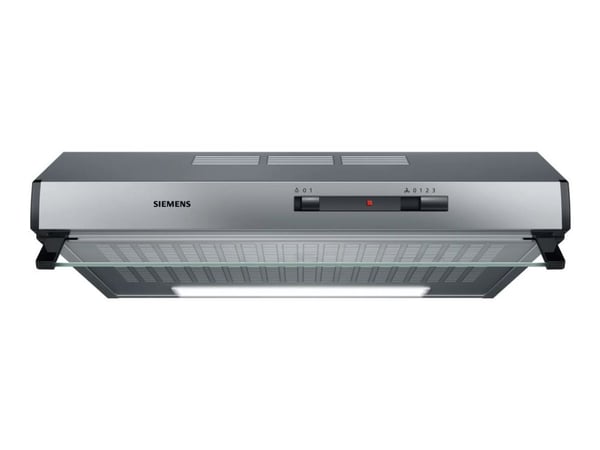 Siemens iQ100 LU62LFA51 - Panser - standard - bredde: 60 cm - dybde: 48.2 cm - ekstraksjon og resirkulasjon (-) - med intern motor - rustfritt stål