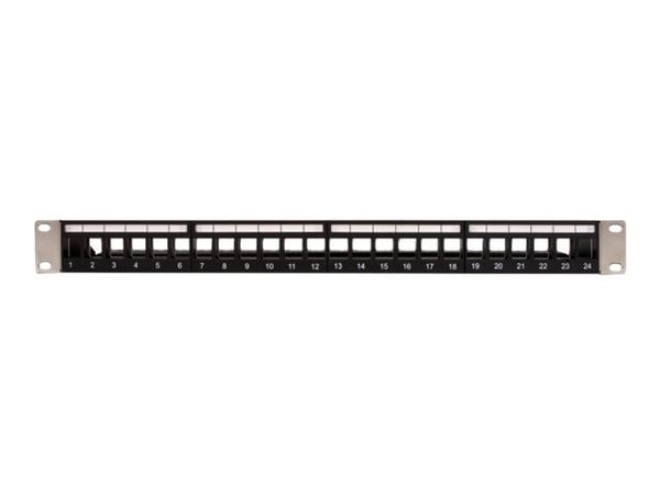 Delock - Patch-panel - 1U - 19" - 24 portar