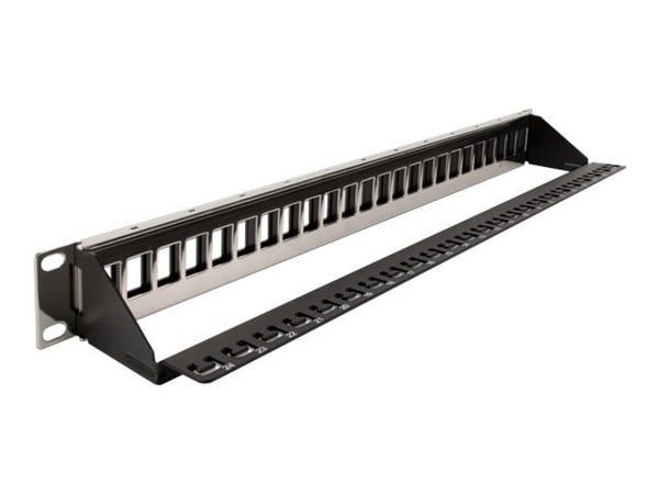 Delock - Patch-panel - 1U - 19" - 24 portar