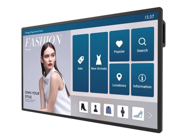 BenQ IL4301 - 43" Diagonalklasse IL01 Series LED-bakgrunnsbelyst LCD-skjerm - intelligent skilting - 4K UHD (2160p) 3840 x 2160 - Direct LED