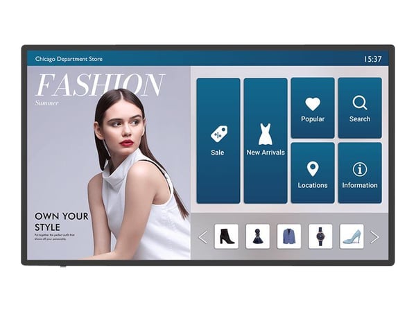 BenQ IL4301 - 43" Diagonalklasse IL01 Series LED-bakgrunnsbelyst LCD-skjerm - intelligent skilting - 4K UHD (2160p) 3840 x 2160 - Direct LED
