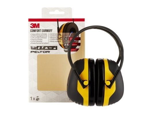3M X2AC1, Voksen, Hankjønn, Sort, Gult, Hodebånd, 105 dB, 31 dB