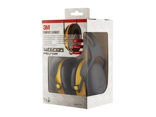 3M X2AC1, Voksen, Hankjønn, Sort, Gult, Hodebånd, 105 dB, 31 dB