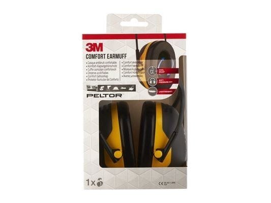 3M X2AC1, Voksen, Hankjønn, Sort, Gult, Hodebånd, 105 dB, 31 dB