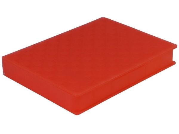 Inter-Tech HDD Protection Box - Beskyttelsesboks for harddisk - kapasitet: 1 harddiskstasjon (2,5") - rød