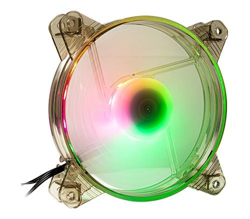 Inter-Tech - Kabinettvifte - 120 mm - hvit - for Inter-Tech X-908 Infini2