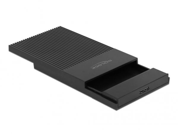 Delock - Drevkabinett - 2.5" - SATA 6Gb/s - USB 3.2 (Gen 1) - svart