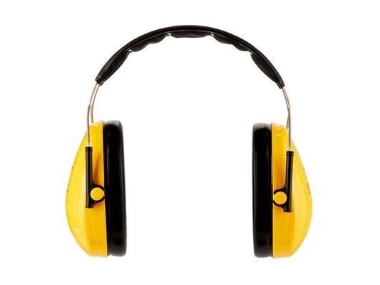 3M H510AC1, Voksen, Hunkjønn, Gult, Hodebånd, 98 dB