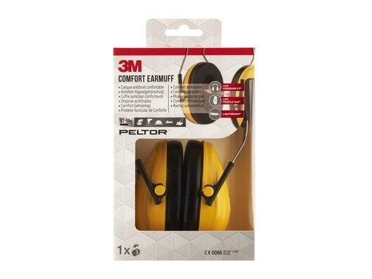 3M H510AC1, Voksen, Hunkjønn, Gult, Hodebånd, 98 dB