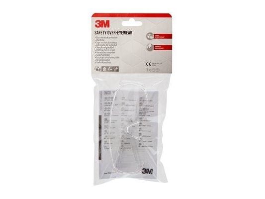 3M VISCC1, Polykarbonat (PC), Unisex, Rektangel, Full rim, Polykarbonat, Gjennomsiktig
