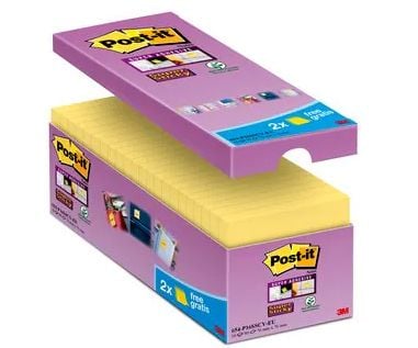 Post-it SS-Notes 76x76 mm V-pack gul (16 stk.)