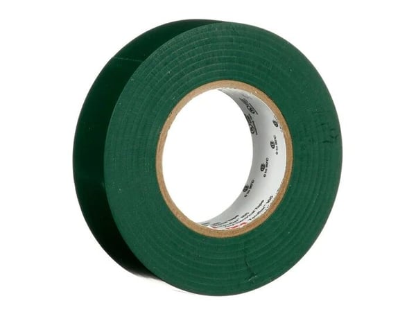 3M 165GR6E, 1 kpl, Vihreä, PVC-muovi, 600 V, Kupla, 25 m