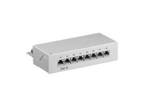 Goobay 93047, RJ-45, Cat6, 22/26, Grå, Veggmontering, 160 mm