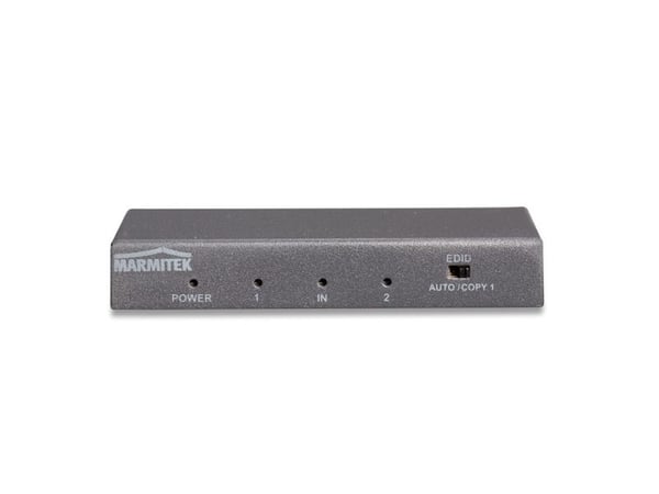 Marmitek Split 612 UHD 2.0, HDMI, 2x HDMI, 1x HDMI, 4096 x 2160 piksler, Grå, 36 bit