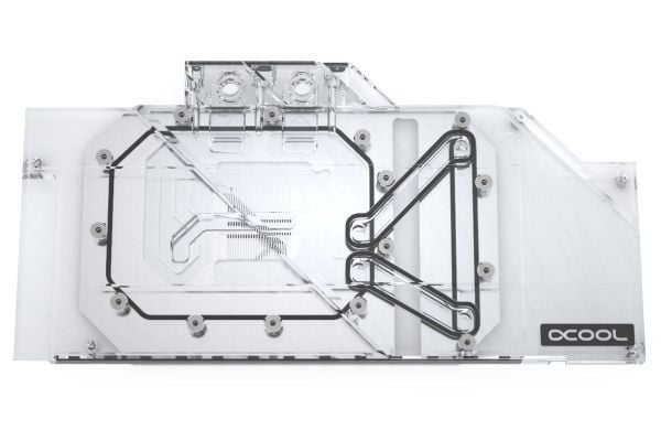 Alphacool 11750, Vannblokk, Akryl glass, Gjennomsiktig, ASUS ROG Radeon RX 5700 XT OC, 282 mm, 142 mm