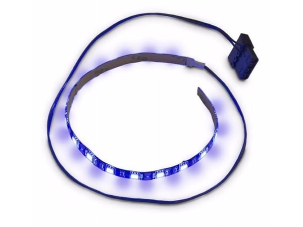 Inter-Tech LED-nauha 30 cm, Molex, siniset LEDit