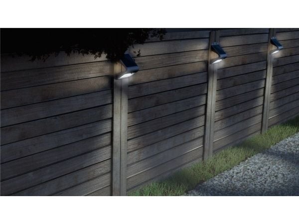 Goobay 45801, Vegglys, Svart, Akrylonitril-butadien-styren (ABS), Polykarbonat (PC), IP65, Garage, III
