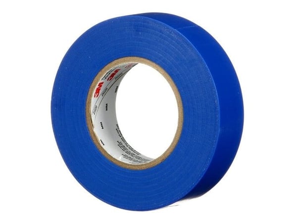 3M 165BL6E, 1 kpl, sininen, PVC, 600 V, läpipainopakkaus, 25 m