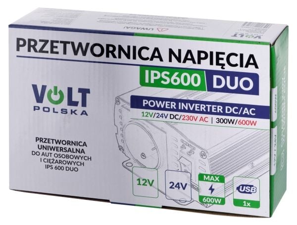 Spenningsomformer IPS 600 DUO 12/24V/230V