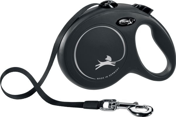 flexi New Classic bånd L, 5M, 50KG, sort