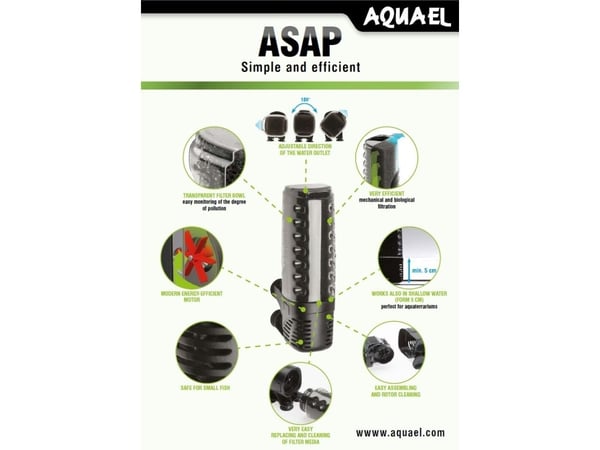 Aquael 113612, 150 l, 330 g, 95 mm, 80 mm, 210 mm