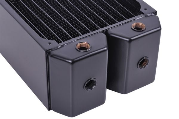 Alphacool 14192, Jäähdytin, Terästä, Musta, 144 mm, 607 mm, 86 mm