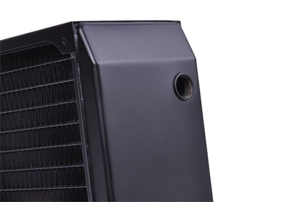 Alphacool 14192, Jäähdytin, Terästä, Musta, 144 mm, 607 mm, 86 mm