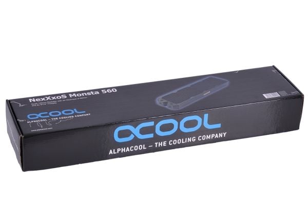 Alphacool 14192, Jäähdytin, Terästä, Musta, 144 mm, 607 mm, 86 mm