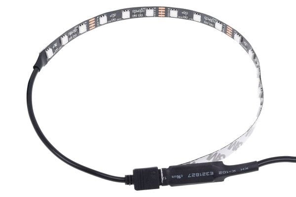 Alphacool 15278, Universell, LED-stripe, Sort, 0,3 m, 10 mm, 22 g