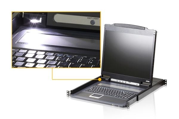 ATEN CL3000N, 48,3 cm (19"), 1280 x 1024 pixlar, LCD, 250 cd/m², 1000:1, 170°