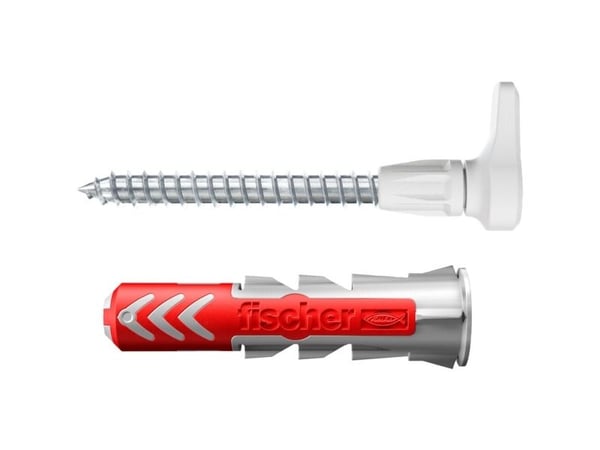 Fischer DuoPower 8x40 EasyHook Angle K (4) Rawlplug-sortimentti 557917 1 sarja