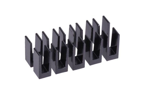 Alphacool 17156, Jäähdytin, Alumiini, Musta, 7 mm, 7 mm, 15 mm