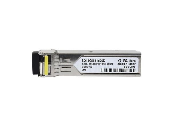 BlueOptics SPL-53-GB-BX-CDFM-BO, Fiberoptik, 1250 Mbit/s, SFP, SFP, BX-D, 20000 m