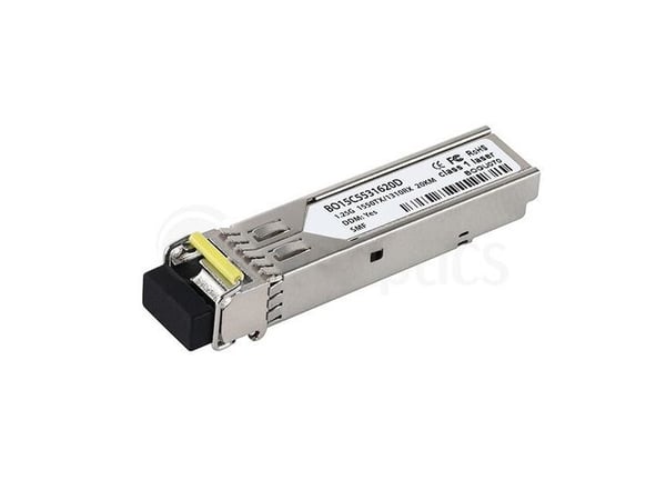 BlueOptics SPL-53-GB-BX-CDFM-BO, Fiber optisk, 1250 Mbit/s, SFP, SFP, BX-D, 20000 m