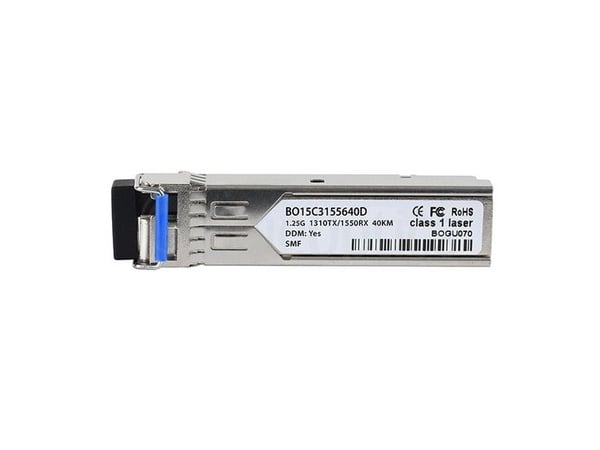 BlueOptics TEG-MGBS40D3, Fiberoptikk, 1250 Mbit/s, SFP, LC, BX-U, 40000 m