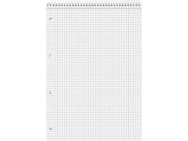 Brunnen 106791201, Monokromatiskt, Röd, A4, 80 ark, 70 g/m ^, Rutat papper