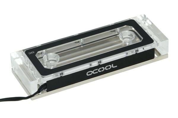 Alphacool 17467, Vannblokk, Akryl, Gjennomsiktig, 128 mm, 45 mm, 19 mm