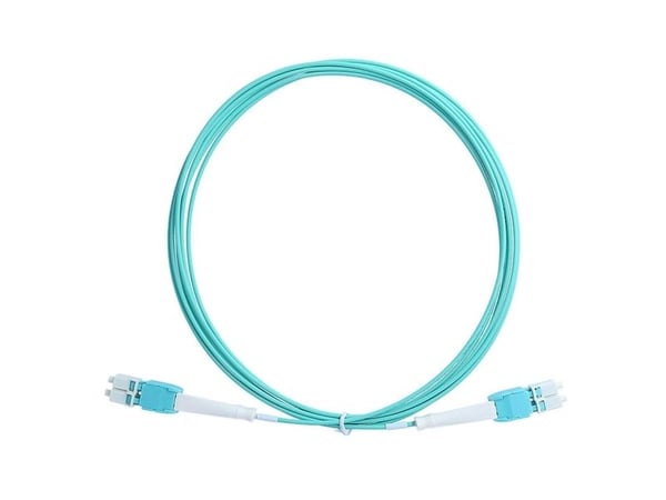 Kompatibel Corning 797902TD120005M BlueOptics Duplex Uniboot fiberoptisk patchkabel, LC-UPC/LC-UPC beige, 5 meter, multimode, G50/125µm OM3, inngan...