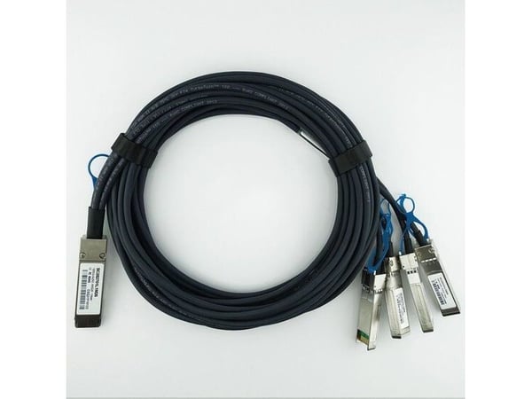 BlueOptics QTAPCABLE-3M-BL, 3 m, QSFP28, 4xSFP28, Rett, Rett, Hankjønn/hankjønn BlueOptics QTAPCABLE-3M-BL, 3 m, QSFP28, 4xSFP28, Rett, Rett, Hankjønn/hankjønn