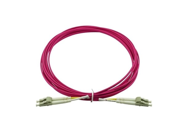 Kompatibel Dell EMC CBL-LC-OM4-50M BlueOptics dupleks fiberoptisk patchkabel, LC-UPC/LC-UPC beige, 50 meter, multimode, G50/125µm OM4, inngangsdemp...