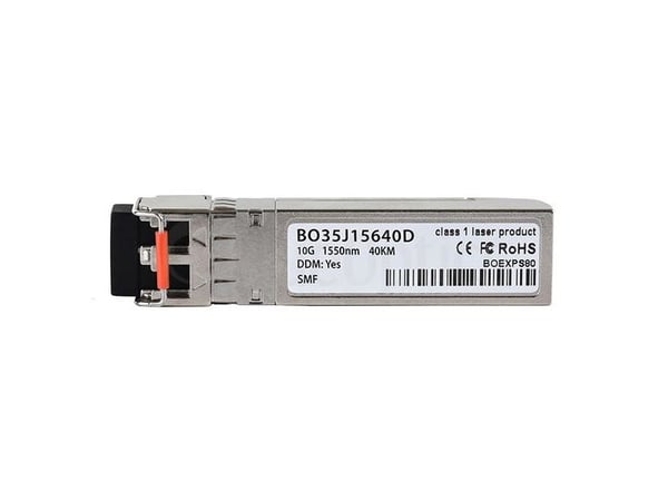 BlueOptics SFP-10G-ER, Fiber optisk, 10000 Mbit/s, SFP+, LC, 40000 m, 1550 nm