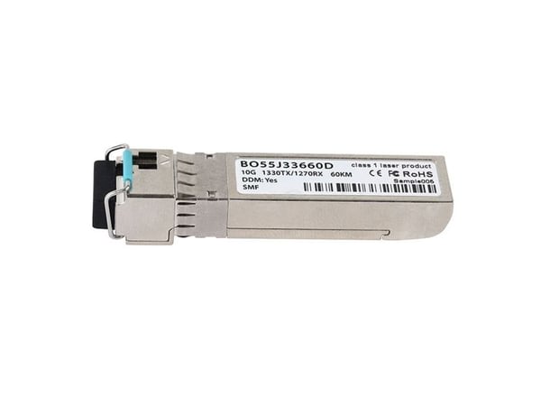 BlueOptics SFP-10G-BX-D-FR-BO, Fiberoptik, 10000 Mbit/s, SFP+, SFP+, BX-D, 60000 m