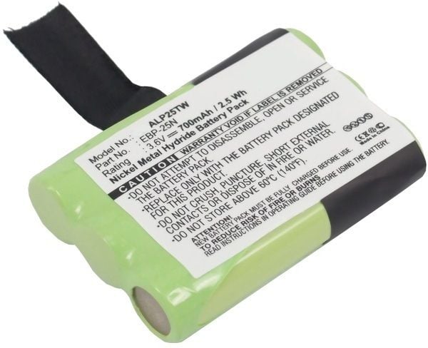 CoreParts - Batteri - NiMH - 700 mAh - 2.52 Wh - grønn - for Albrecht PMR446; Motorola HandiePro PMR446