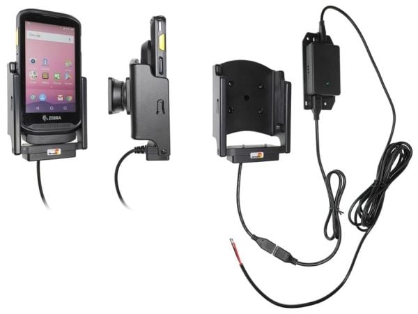 Brodit 713029, Mobile computer, Aktiv holder, Bil, Sort
