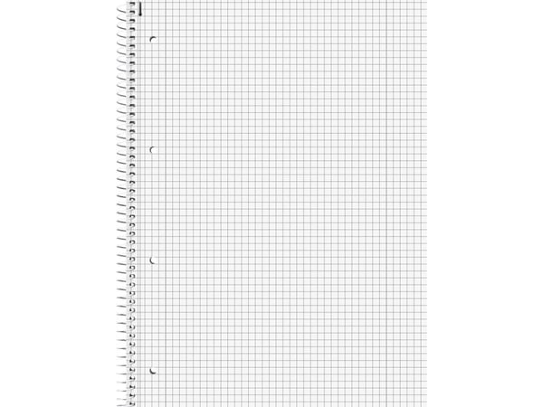 Brunnen 1067928133, Yksivärinen, Sininen, A4, 80 arkkia, 90 g/m², Neliöpaperi