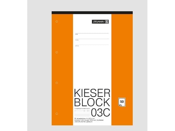 Brunnen 1042923, Mönstrad, Orange, Vit, A4, 50 ark, Universal