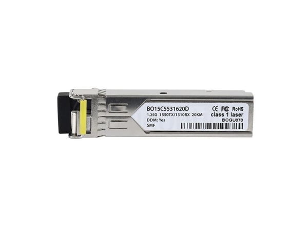 BlueOptics GLC-BX20-D-BO, Fiber optisk, 1250 Mbit/s, SFP, LC, 20000 m, 1310 nm