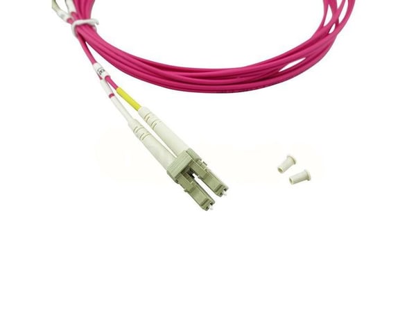 Kompatibel Dell EMC CBL-LC-OM4-10M BlueOptics dupleks fiberoptisk patchkabel, LC-UPC/LC-UPC beige, 10 meter, multimode, G50/125µm OM4, inngangsdemp...