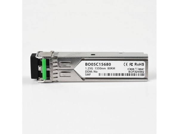 BlueOptics GLC-ZX-SMD-BO, Fiber optisk, 1250 Mbit/s, SFP, LC, ZX, 80000 m